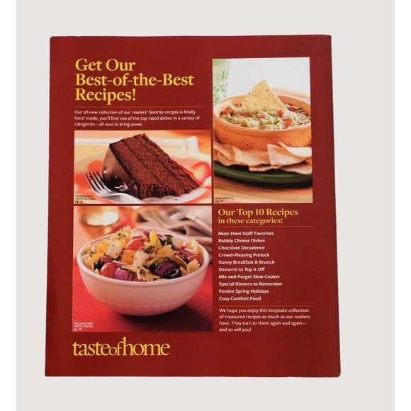 Taste of Home Most Requested Recipes Cookbook 2012 Potluck Desserts Comfort Food - Picture 2 of 5